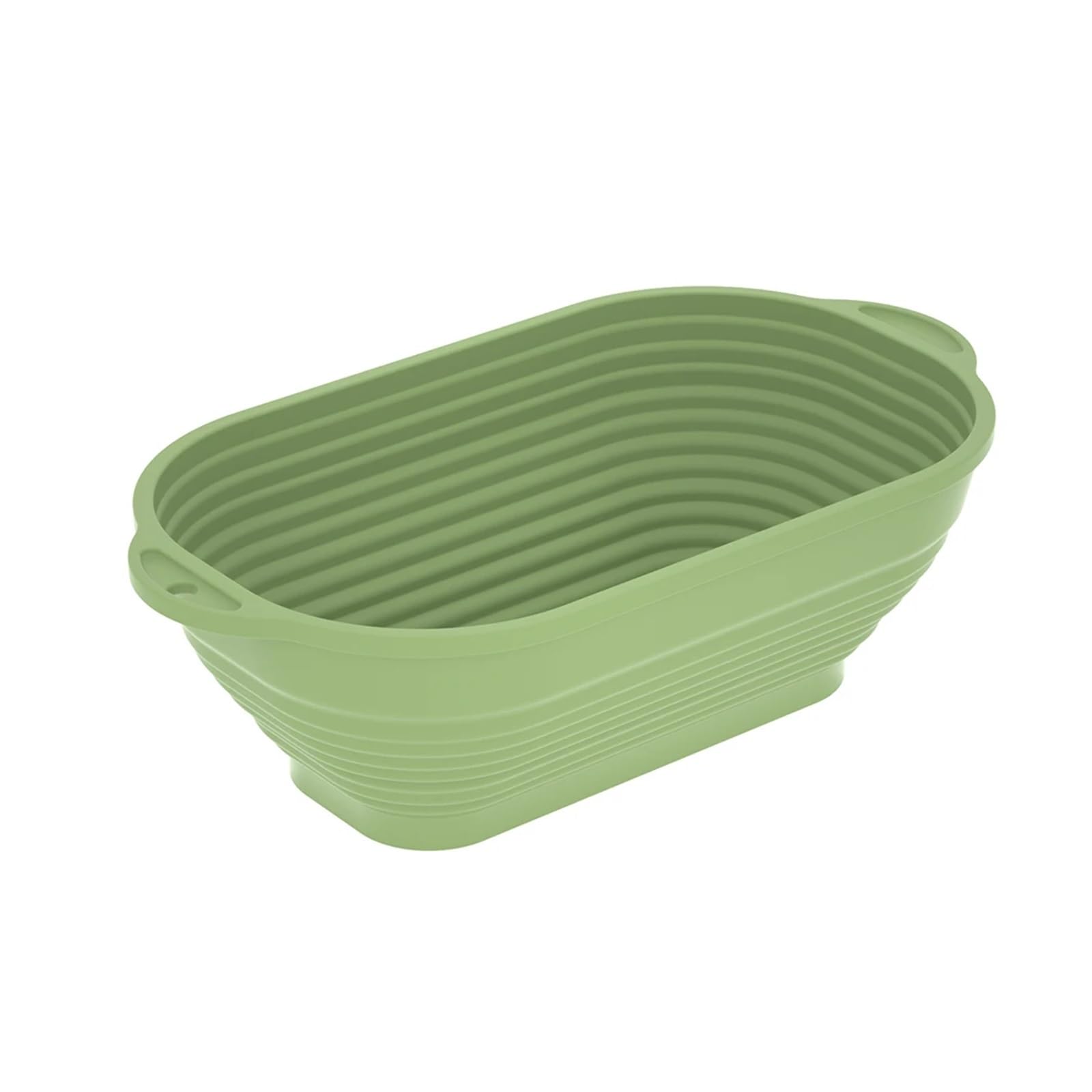 bread proofing basket, Baking Dessert Dough Collapsible Storage Fermentation For Bread(Green,Square)