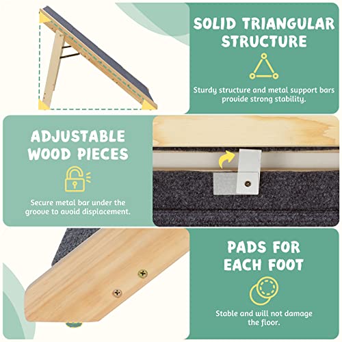 2in1-Dog-Stairs-Ramp-Wooden-Portable-Pet-Steps-Foldable-4-Levels-Dog-Ladder-for-High-Bed-Couch-Car-Pet-Step-Stool-for-Small-to-Large-Dogs-Up-to-180-Pounds