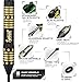 IgnatGames Steel Tip Darts Set - 6 Pack Premium 24 g Brass Barrels Darts Metal Tip Set with Aluminum Shafts, 16 pcs Standard & Slim GlideXPro Flights, Sharpener, Wrench & Exquisite Case