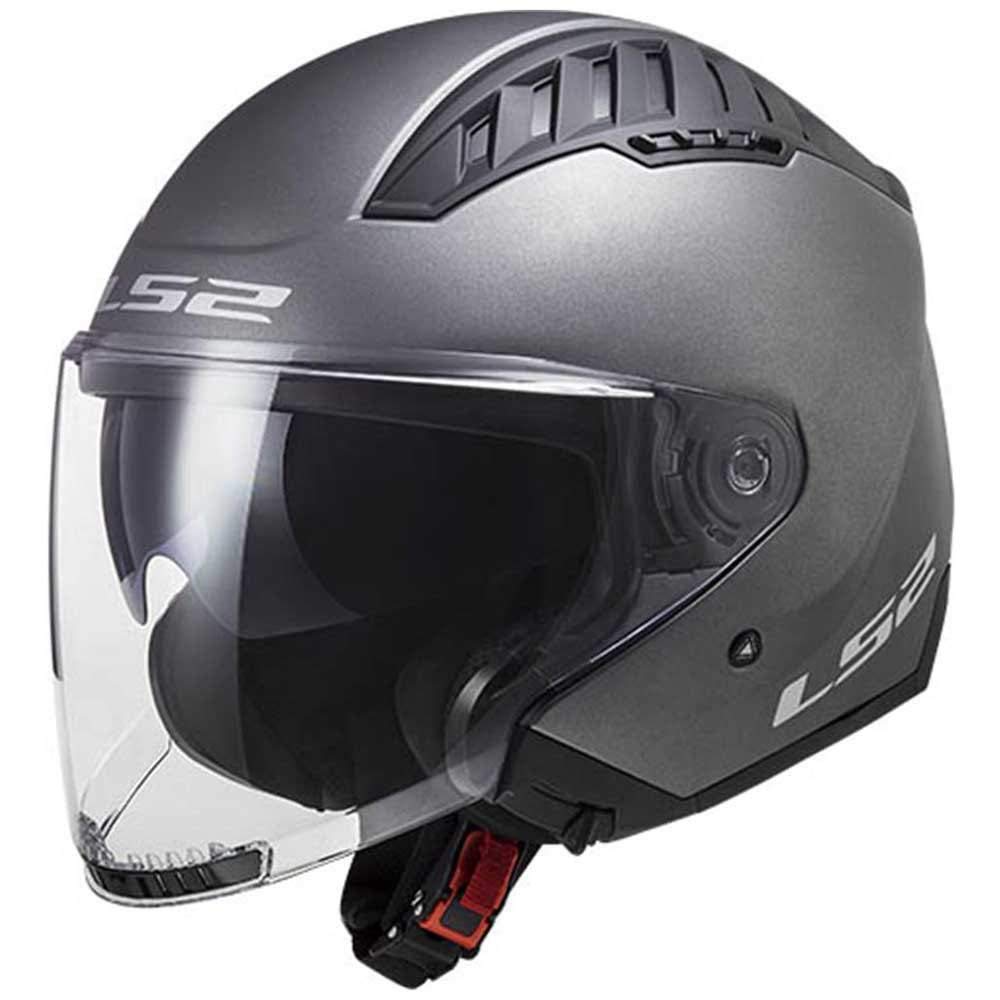 LS2, Casco Jet Moto Copter Mat Titanium, S