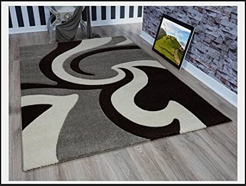 Image of Handmade Shaggy Pure Microfiber Smooth & Anti-Skid Carpets for Bedroom & Living Room, 2 inch Thicknesss Size- 5X8 Feet