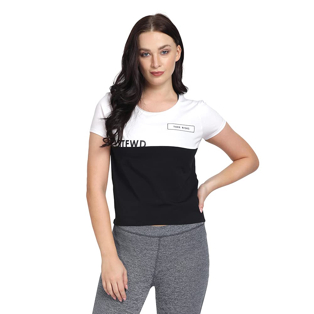 Lovable SportGirls' Cotton Lycra Crop Top