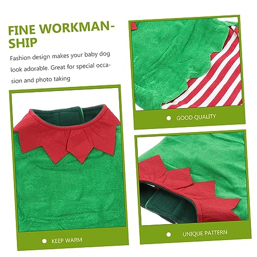Disfraz verde de Navidad para perro talla XL GANAZONO miniatura 5