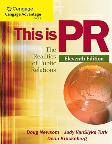 Cengage Advantage Books: This Is Pr: The Realities Of Public Relations (Wadsworth Series In Mass Communication And Journalism) #TOP4
