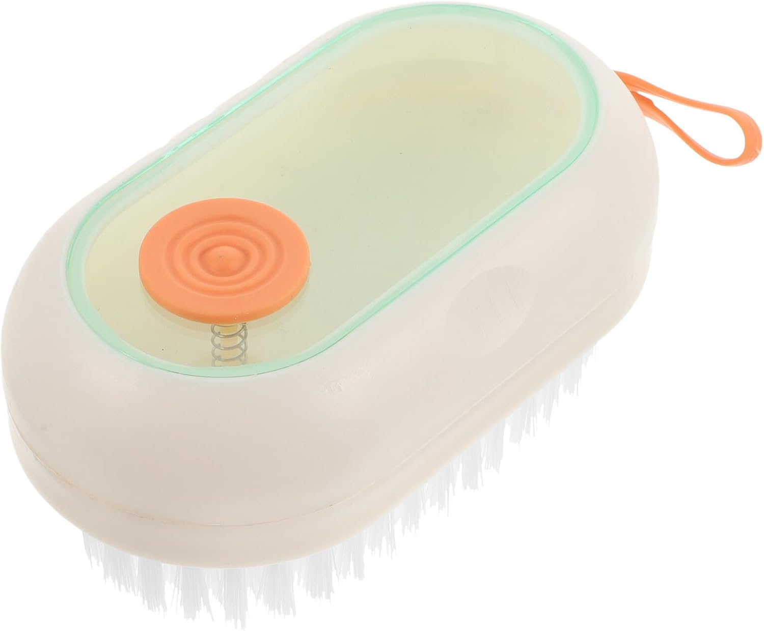 Liquid Adding Shoe Brush Long Handle Soft Bristle Shoe Scrubber for Clothes Laundry Cleaning Suitable and Travel Use