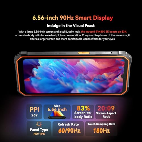 Blackview BV4800 SE Android 15 Outdoor Handy 2025, 12GB+64GB/2TB Baustellenhandy, 6.56" HD+ Outdoor Smartphone NFC, 16MP AI Kamera, 5100mAh, IP68 Wasserdicht, Dual SIM 4G,OTG,GPS,Gemini AI,Grün – Bild 6