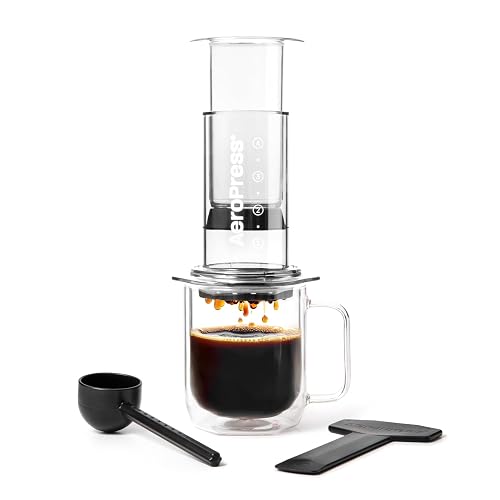AeroPress Clear Coffee Press, French Press, Pour-Over & Espresso Style