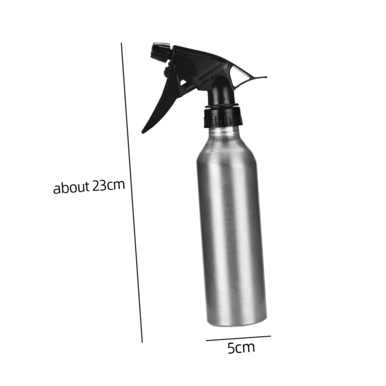 Sprühflasche 5 Stück 250ml Kunststoff Silber Nachfüllbar mit Feinnebel
