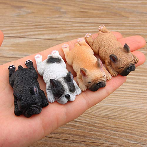 4 imanes decorativos de bulldog para refrigerador miniatura 5