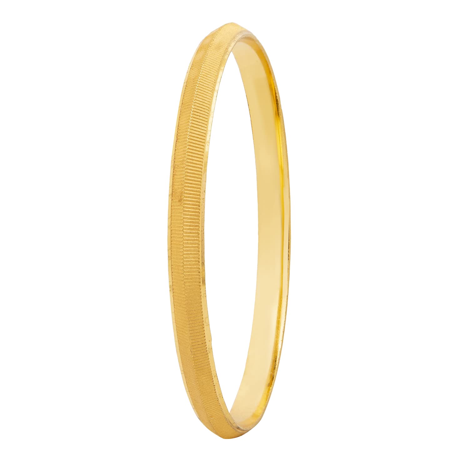 Shining Jewel - By Shivansh Self Design Amritsari Gold Colour Sikh Kada for Men SJ_3453_2.8 (B09X5LLJTC) Amazon Price History, Amazon Price Tracker