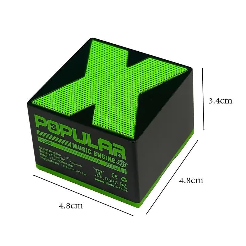 SHRI MODESHWARI ENTERPRISE X1 Mini Bluetooth Speaker with Loud Portable Speaker & Rich Bass Perfect 360° Surround Small Speaker for Sower, Room, Bike, Car(Multicolor)(Pack of 1) - Image 3
