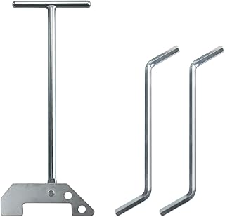 Garbage Disposal Wrench, Garbage Disposal Unjamming Wrench with 2 Garbage Disposal Allen Wrench, Garbage Unclogger to Dislodge Jams or Clutter from Above the Sink