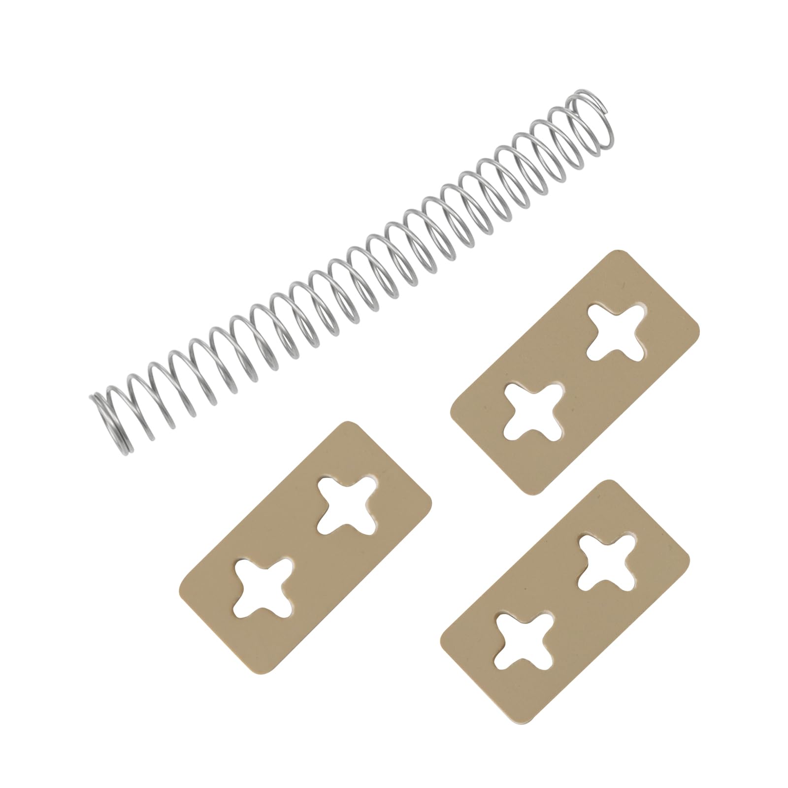 Westmark 40732250 Set de plaquettes de rechange et ressort pour Dénoyauteur à cerises 4 pièces, Acier Inoxydable, Argent, 15 x 10 x 10 cm