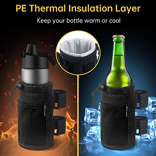 image for GEARV 2Pack Cup Holder for Bike, Scooter and Wheelchair, Water Bottle 
