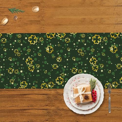 Chemin de table antidérapant pour décoration de repas de Noël
