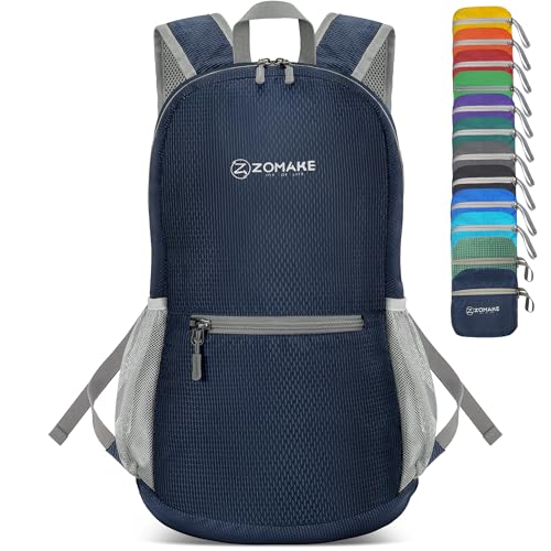 Image of ZOMAKE Ultra Lightweight Hiking Backpack 20L, Packable Small Backpacks Water Resistant Daypack for Women Men(Royal Blue)