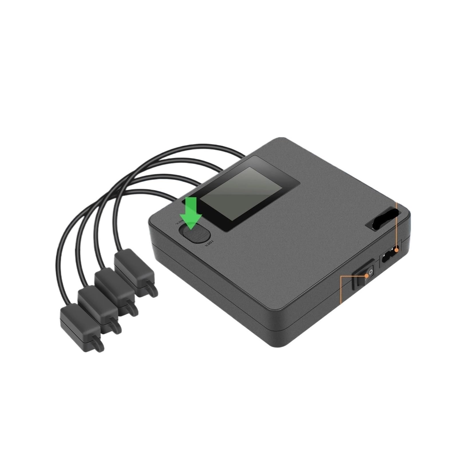 Compatibile con DJI, Caricabatterie 6in1 Display Hub USB Avata 2
