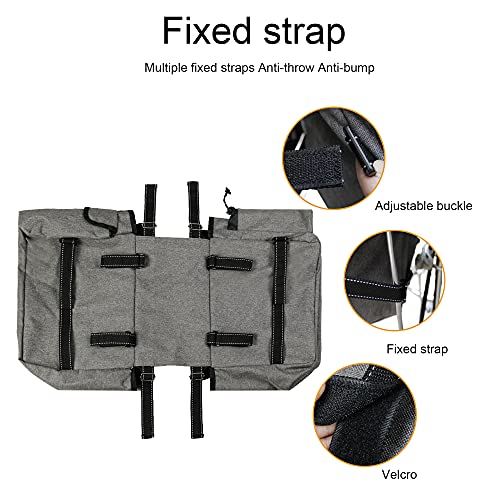 Bicycle Pannier Bag Waterproof Bicycle Rear Rack Storage Bag 25L Large Capacity Bicycle Rear Saddle Panniers Accesories - Image 8