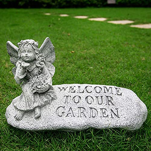 Statue d'ange décorative pour terrasse et grand porche de villa