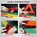 DASBET Emergency Warning Triangles | Roadside Safety Triangle, 3 Pack Foldable Warning Reflective Triangle with Case for Vehicles Breakdown