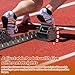 Vaolvpant 35in Starting Blocks with Premium Aircraft-Grade Aluminum 5 Angle Adjustable and Detachable Pedals Ideal for Running Enthusiasts Professional Track and Field Competitions