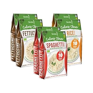 Slendier Shirataki Bio Konjak Fitness proefpakket, caloriearm, shirataki, glutenvrij 6 x 250 g