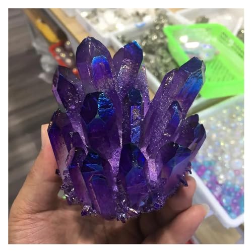 Améthyste naturelle de mine en amas de cristal pour la purification
