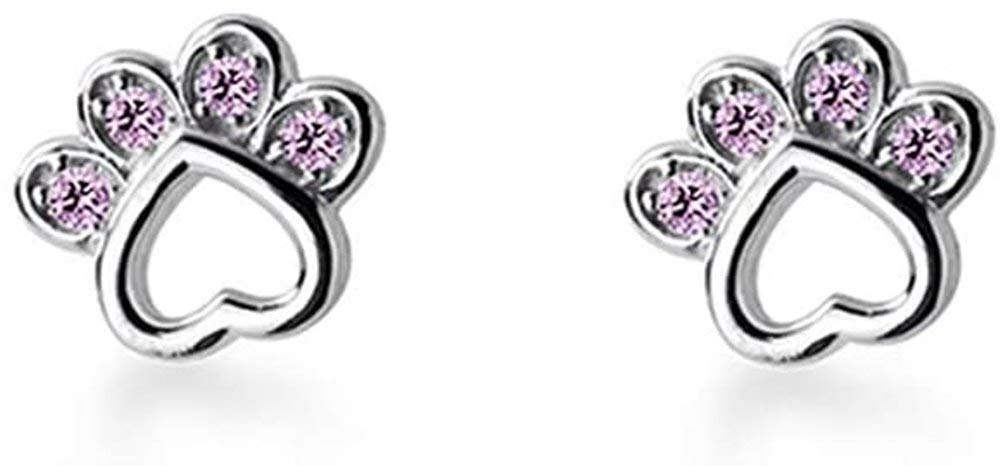 Orecchini a cerchio Huggie con 3 pietre di zirconia cubica incastonate in 4 punte - Italia