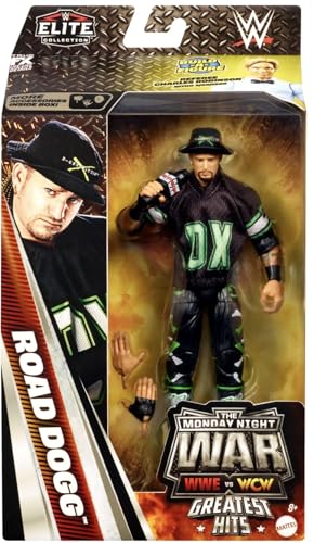 WWE The Road Dogg Mattel Elite Collection Monday Night War v WCW Greatest Hits Series 3 - Figura de acción de lucha libre