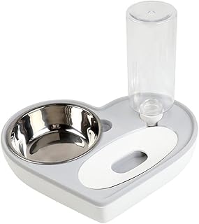 Comedouro Automático Comedouro Para Animais De Estimação Tigela De Água Para Animais De Estimação Bebedouro Para Cães E Gatos Bebedouro Cinza Para Gatos Bebedouro Automático Para