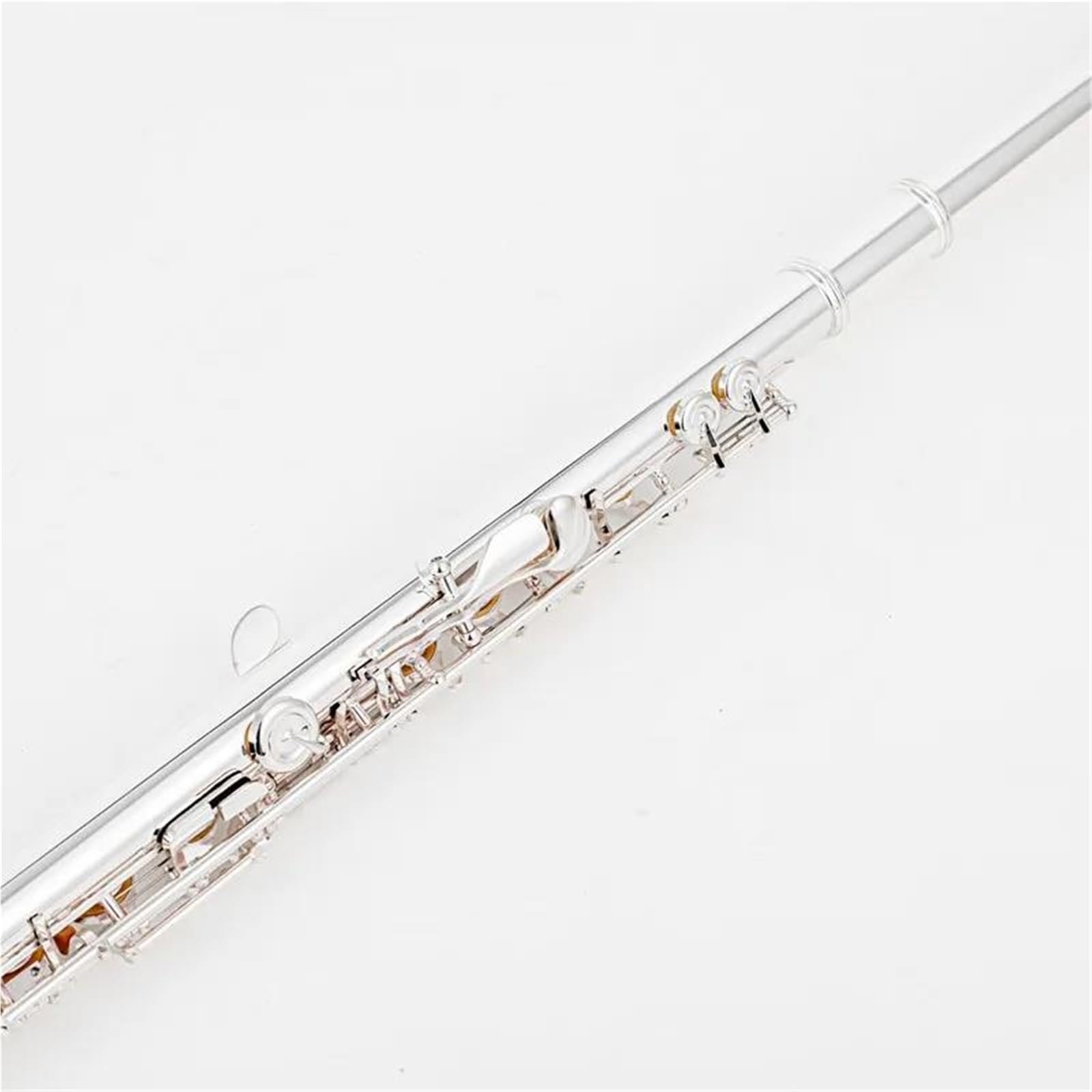 Querflöte mit 17 Löchern, H-Fuß, E-Ton, Musikinstrument, Kupfer, versilbert, leicht zu Spielen,