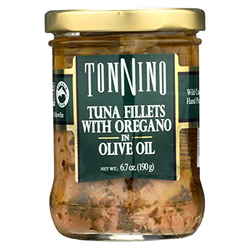 Tonnino Tuna Fillets - Oregano, Olive Oil - Case of