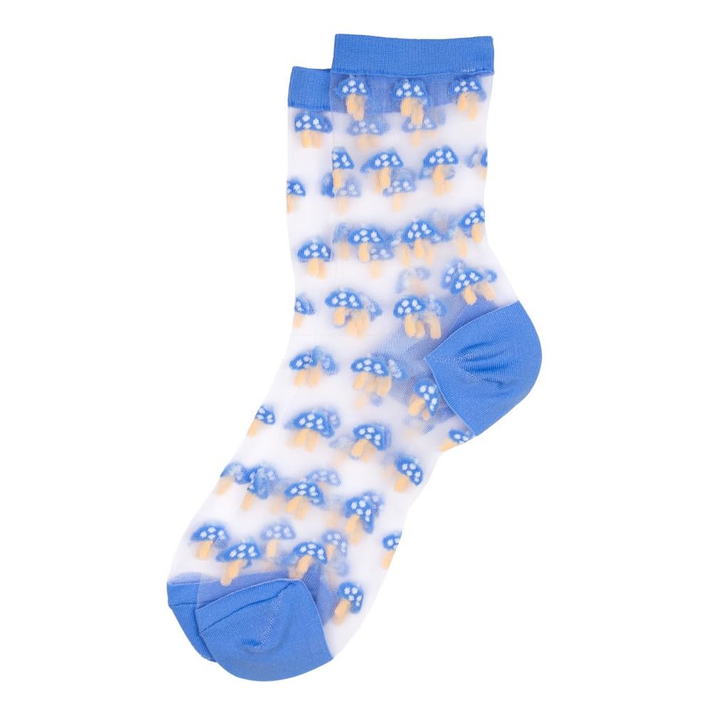JOE COOL Socks Sheer Mushroom Made With Polyester & Nylon