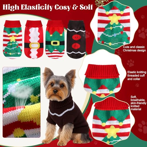 Set 8 Piezas Disfraz Navidad para Perro Talla Mediana miniatura 3