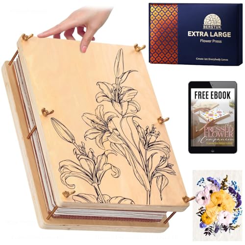Extra Large Flower Press Kit for Adults and Teens - Big Flower Preservation Kit 38 x 29cm (15' x...