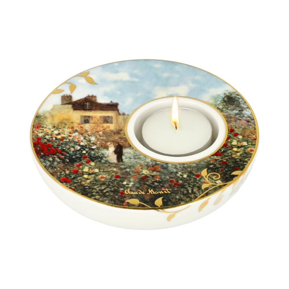 Goebel Multicolor Candle Holder Claude Monet Das Künstlerhaus - Artis Orbis