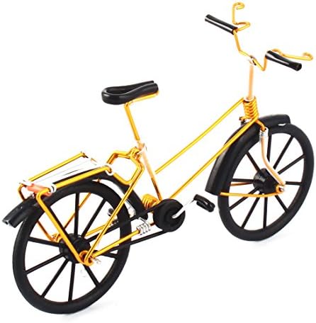 Ruilogod Cycling Collection Wire Art Bicycle Bike Model Handmade Desk Decoration Toy Gift Gold Tone (id: 549 25b c9a f26 e20 image 5