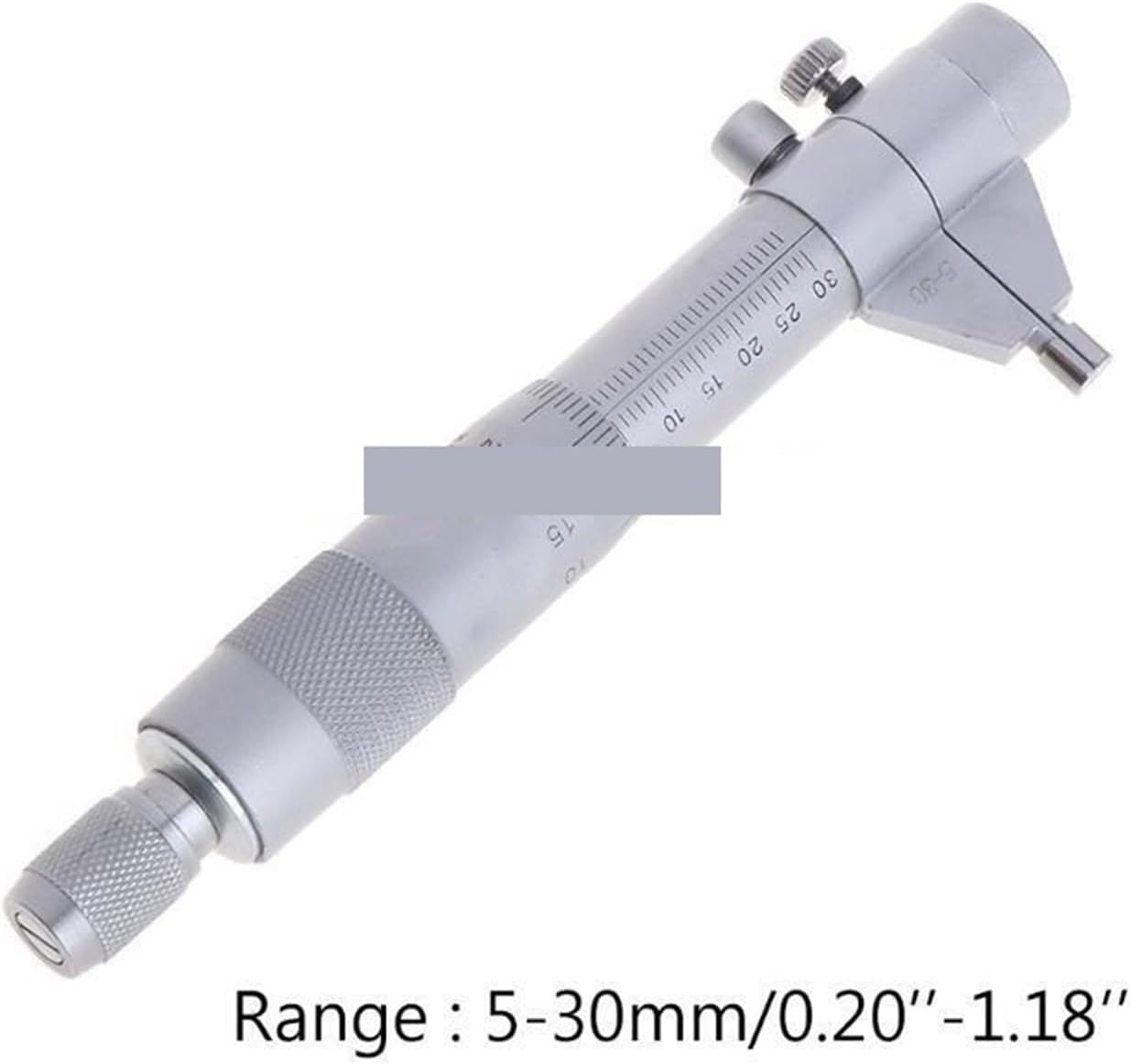 5-30mm Internal Diameter Gage Gauge Inside Micrometer Measuring Tool Silver Inside Micrometer Kit 0.01mm