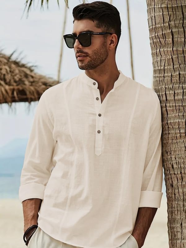 Image of BE ACTIVE Men Short Kurta Green Color (S-RF0029)