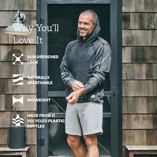 Fair Harbor The Saltaire Hoodie –– Men's Relaxed Vintage Wash Hoodie –– Incredibly Soft, Lightweight, and Breathable2