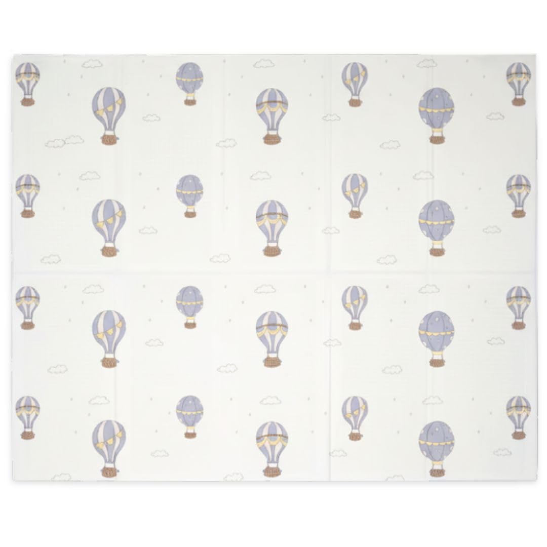 Tiny Trees® Large Foldable Baby Play Mat 150x200cm – Extra Thick Non-Slip Foam Mat for Babies & Toddlers – Waterproof, Easy Clean, Padded Tummy Time & Crawl Mat – Indoor & Outdoor Floor Play