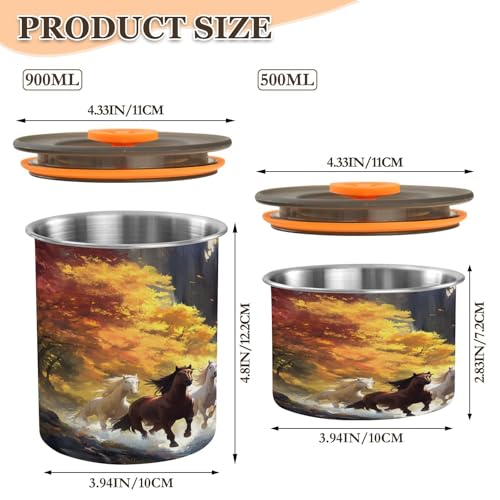 Contenedor hermético para café vacuum 17oz acero inox miniatura 3
