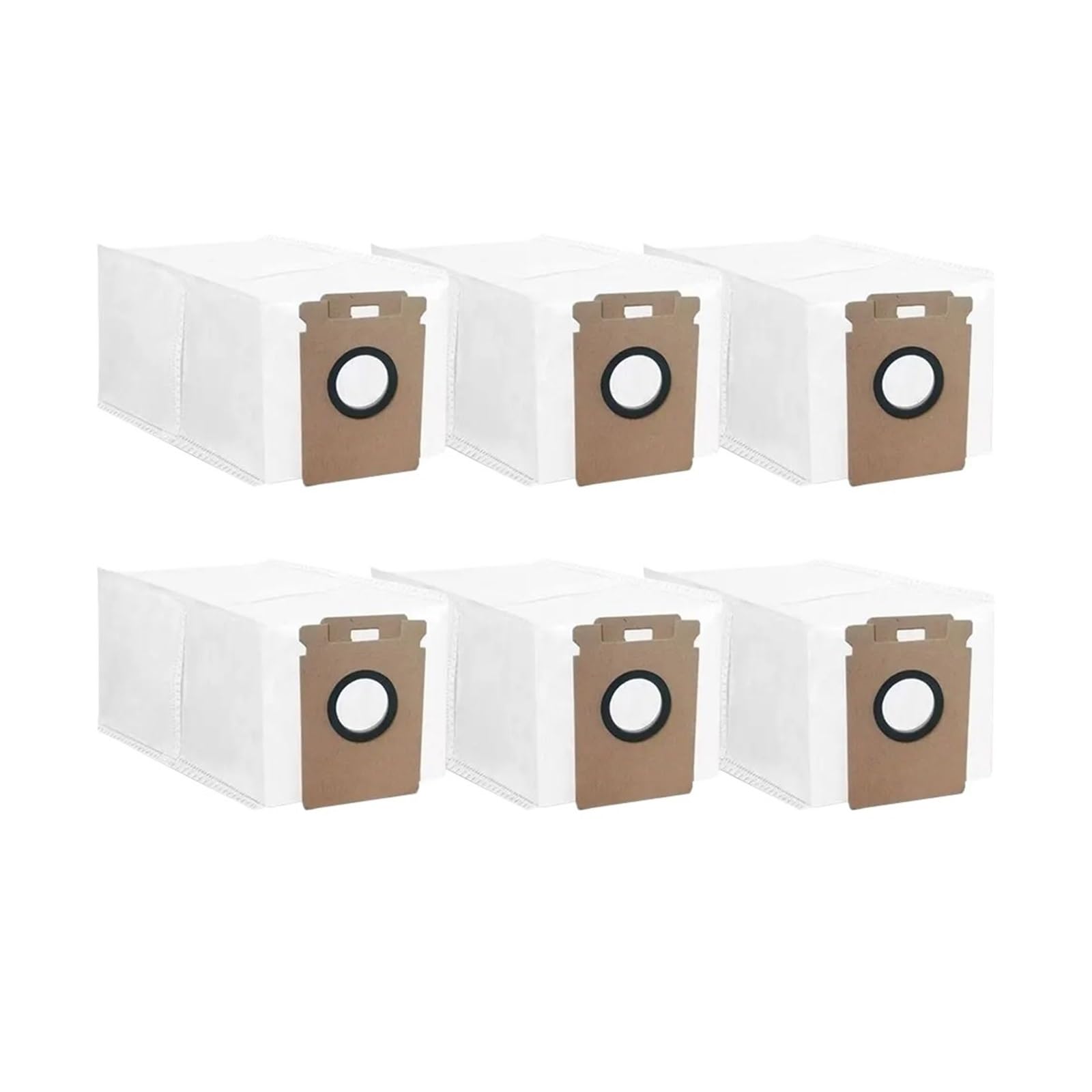 Mwmyquext 6Pcs Compatible For Roborock H60 Hub Ultra. Vacuum Cleaner Dust Bag Accessory(6Pcs)