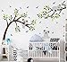 MAFENT Three cute koalas play around the tree wall sticker removable vinyl wall decal for nursery room decoration by MAFENT