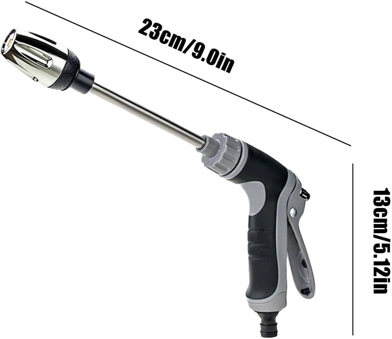 Car Wash Wand, Power Washer Foam, Long Sprayer Gear with Smart Style, Utility Helper for Daily Clean, Spray Mate, Wash Helper for Home Apartment Garage Garden Backyard Balcony Bathroom Patio