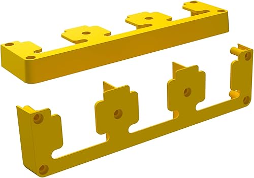 Miniatura 4 de SZWJT-LV Soporte de batería compatible con DeWalt de 20 V, soporte para batería de garaje de 3 ranuras, herramientas Dewallt de 20 V, soporte de