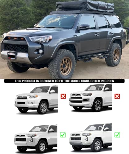 Estribos tubular negro para Toyota 4Runner 2014-2024 miniatura 2