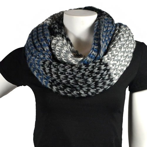 Purse Babe Premium Ultra Warm multi-color Winter Infinity Loop Snood Knit Scarf