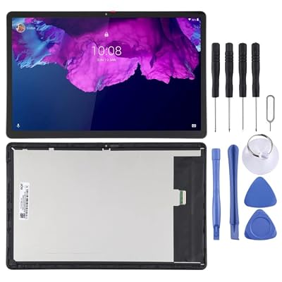 LCD Screen OEM LCD Screen for Lenovo Tab P11/P11 Plus TB-J606 TB-J606F Digitizer Full Assembly with Frame (Black)
