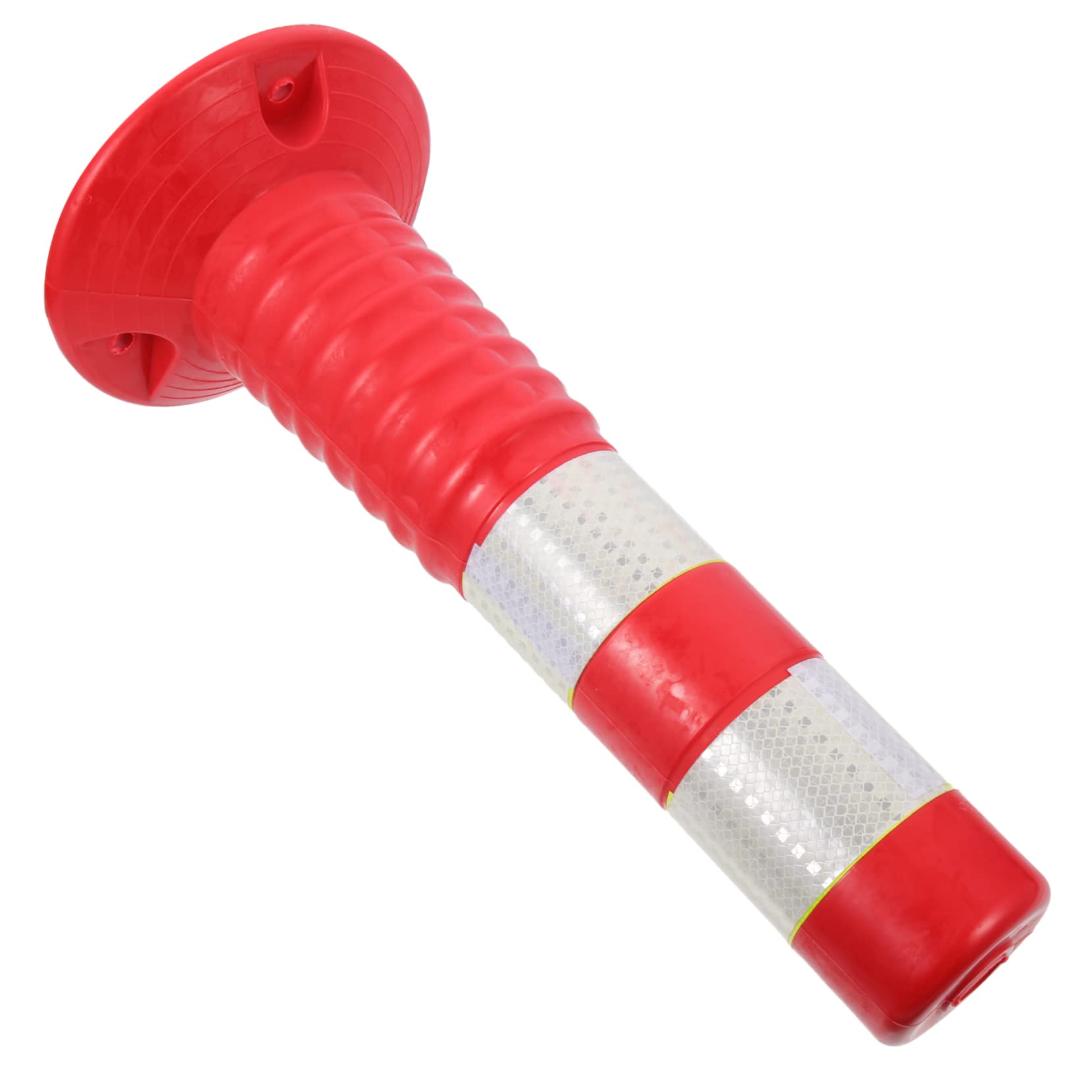 NAMOARLY Crash Column Reflective Parking Pole Training Barricades Reflective Traffic Facility Movable Fixed Column Anti-Collision Column Barricade Cone Safety Yellow Paint Plastic